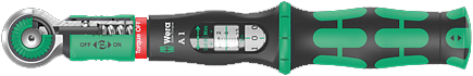 Wera WERA-05075800001 1/4in Safe Torque Wrench Socket SQR Drive A1 2-12 Nm