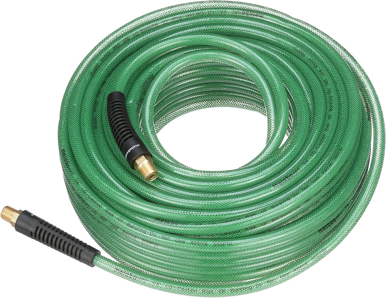 Metabo HPT HPT-19413QPM 1/4in x 100ft Air Hose Polyurethane Green