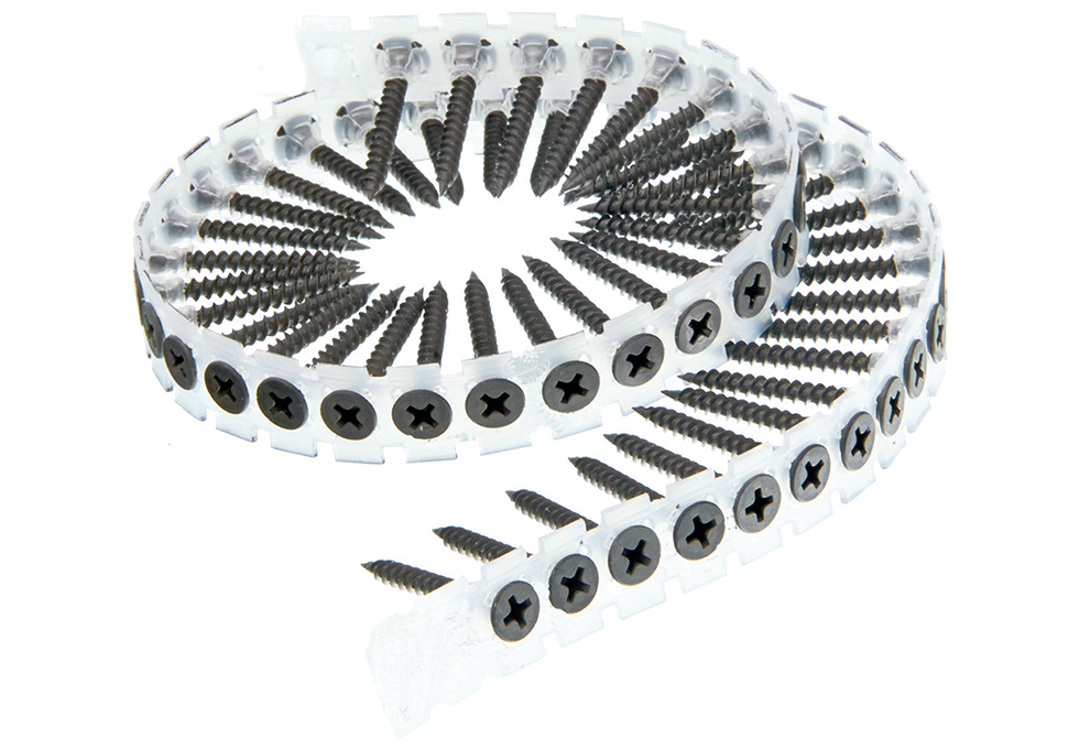 Bissett BIS-BF-CDS-1MXX #6 Collated Drywall Screws Coarse Gray Phosphate 1000-Count