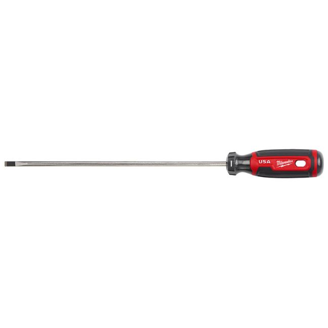 Milwaukee MIL-MT214 10 in. 1/4 in. Cabinet Screwdriver with Cushion Grip (USA)