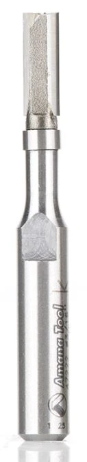 Amana AMA-47222 3/16 x 1/2 x 1/4 Template Bit Upper Ball Bearing