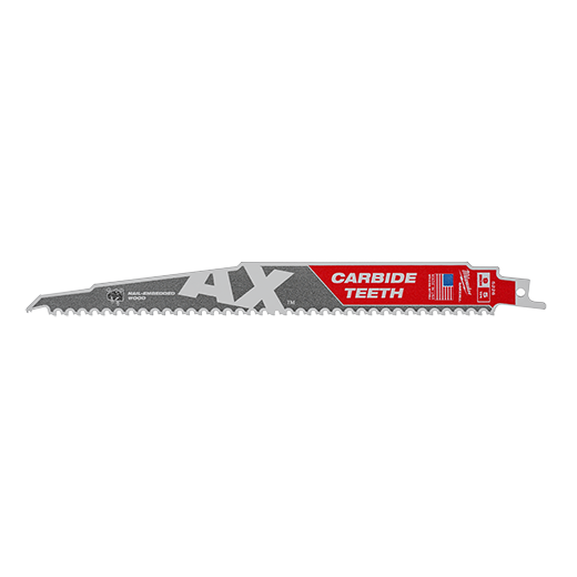 Milwaukee MIL-48-00-5226 9in THE AX 5TPI Carbide Teeth SAWZALL Blade