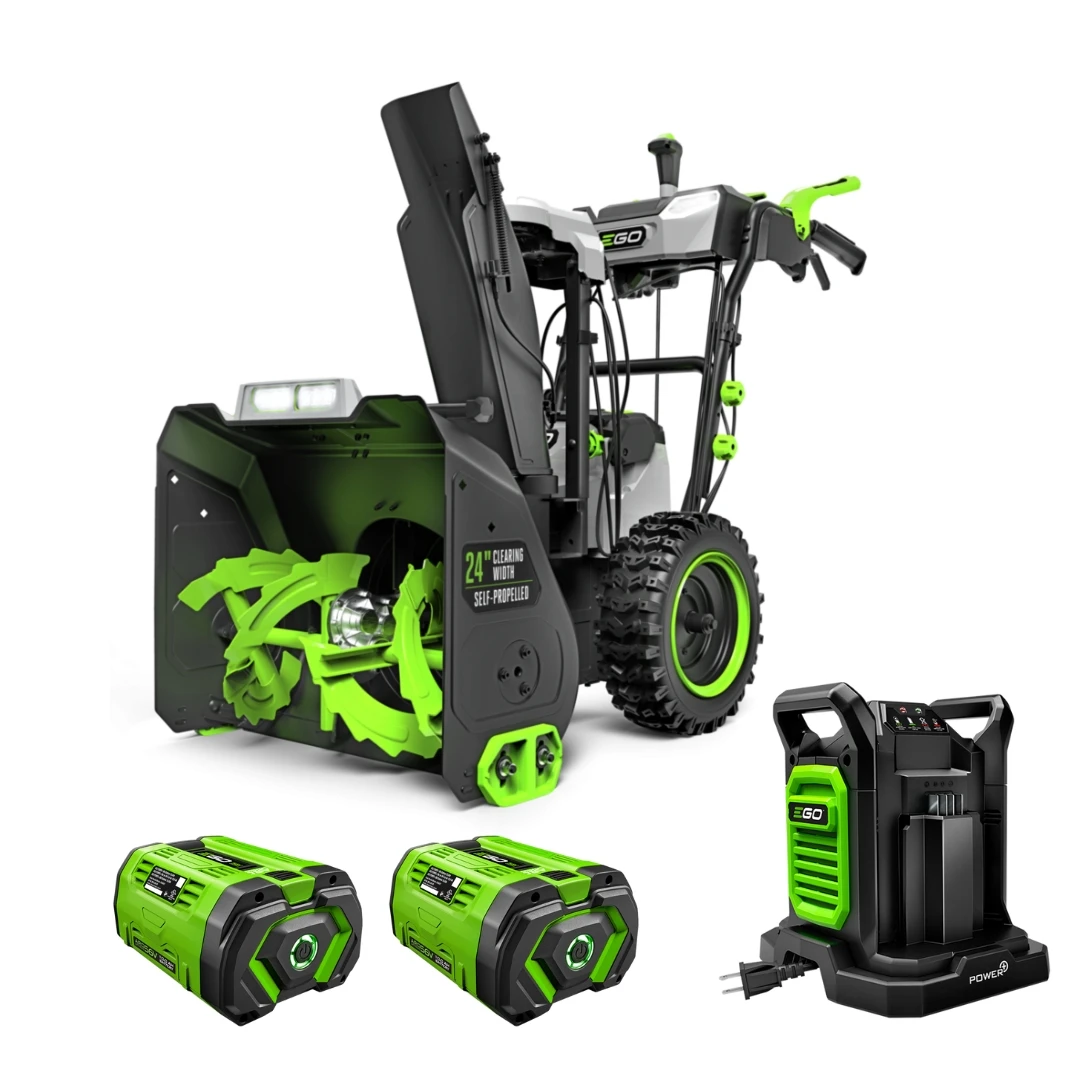 EGO Power EGO-SNT2416 24in Deluxe 2-Stage Snow Blower 2x 10.0Ah Kit
