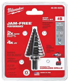 Milwaukee MIL-48-89-9205 1/4in-1-3/8in #5 Step Drill Bit