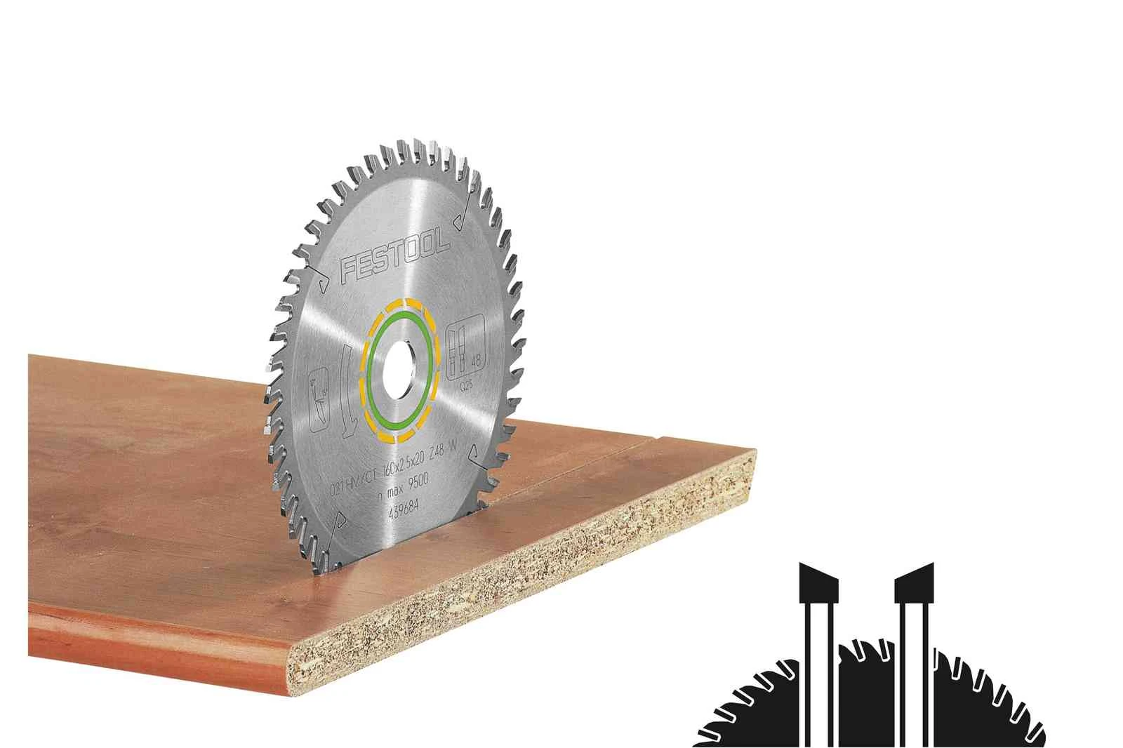 Festool FES-576928 Saw Blade Wood Fine Cut 216x2,3x30 W60