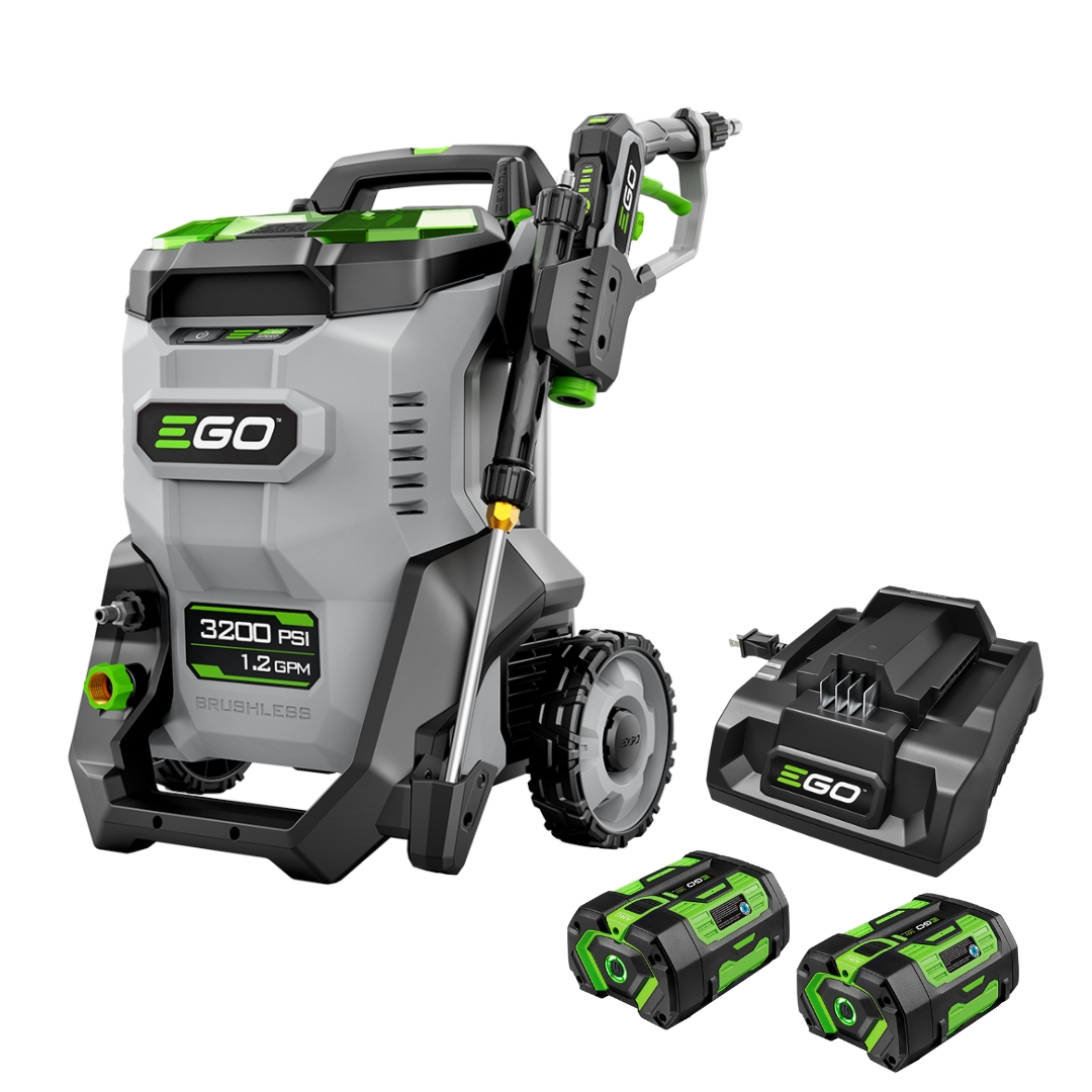 EGO Power EGO-HPW3204-2 56V 3200PSI Cold Water Pressure Washer 2x 6.0Ah Kit
