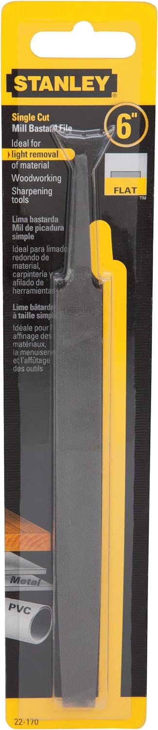 Stanley ST-22-17X Single Cut Flat Mill Bastard File