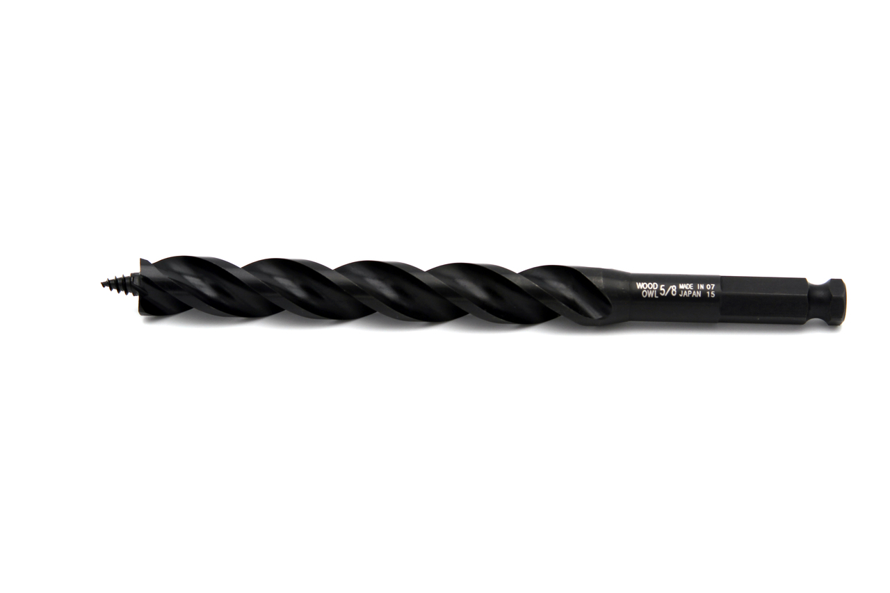 Wood Owl Drilling and Boring WO-037XX 7.5 x 7/16in Nail Chipper QC Tri-Cut Auger Bit