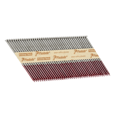 Paslode PAS-404058 3-1/4in x 0.12in 30-Degree  Pro-Strip RounDrive Framing Nails Smooth Brite, 3000-Pack