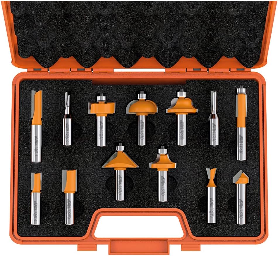 CMT CMT-80050511 13pc 1/2in Shank Router Bit Set