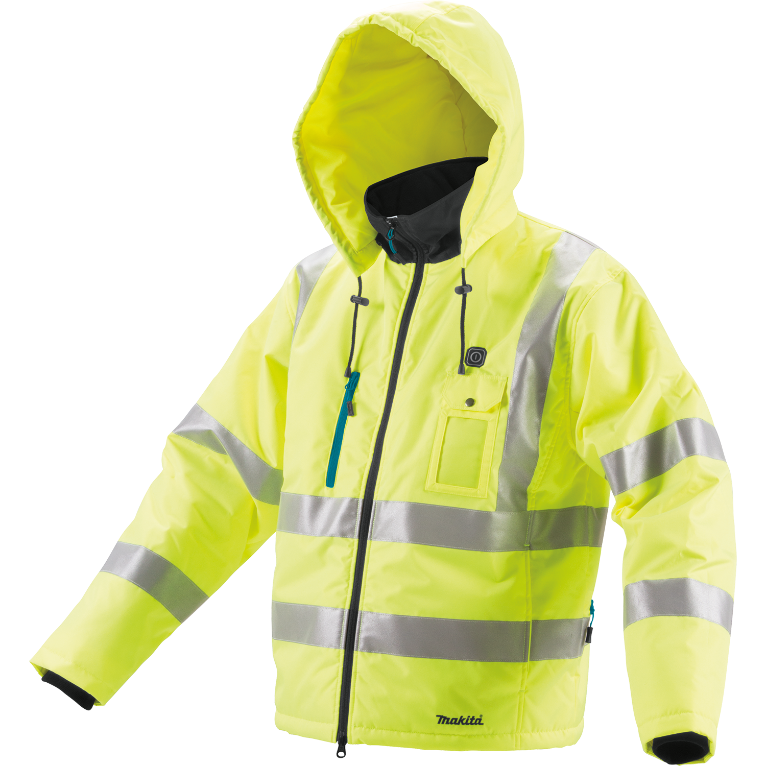 Makita MAK-DCJ206 18V Li-Ion High Visibility Heated Jackets