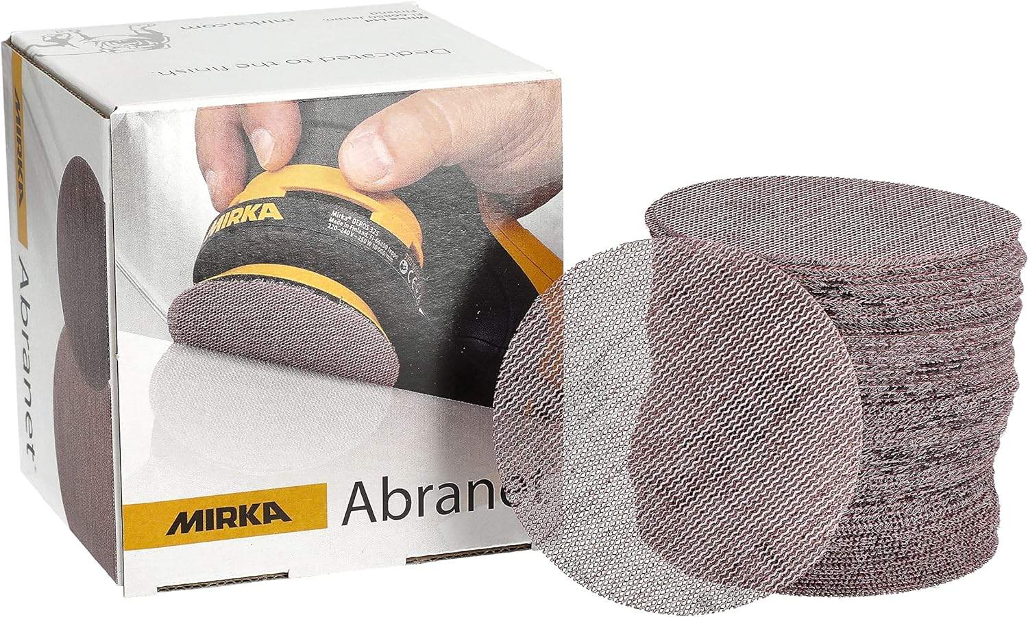 Mirka Abrasives MIR-9A-203 3in Abranet Mesh Grip Disc Hook and Loop