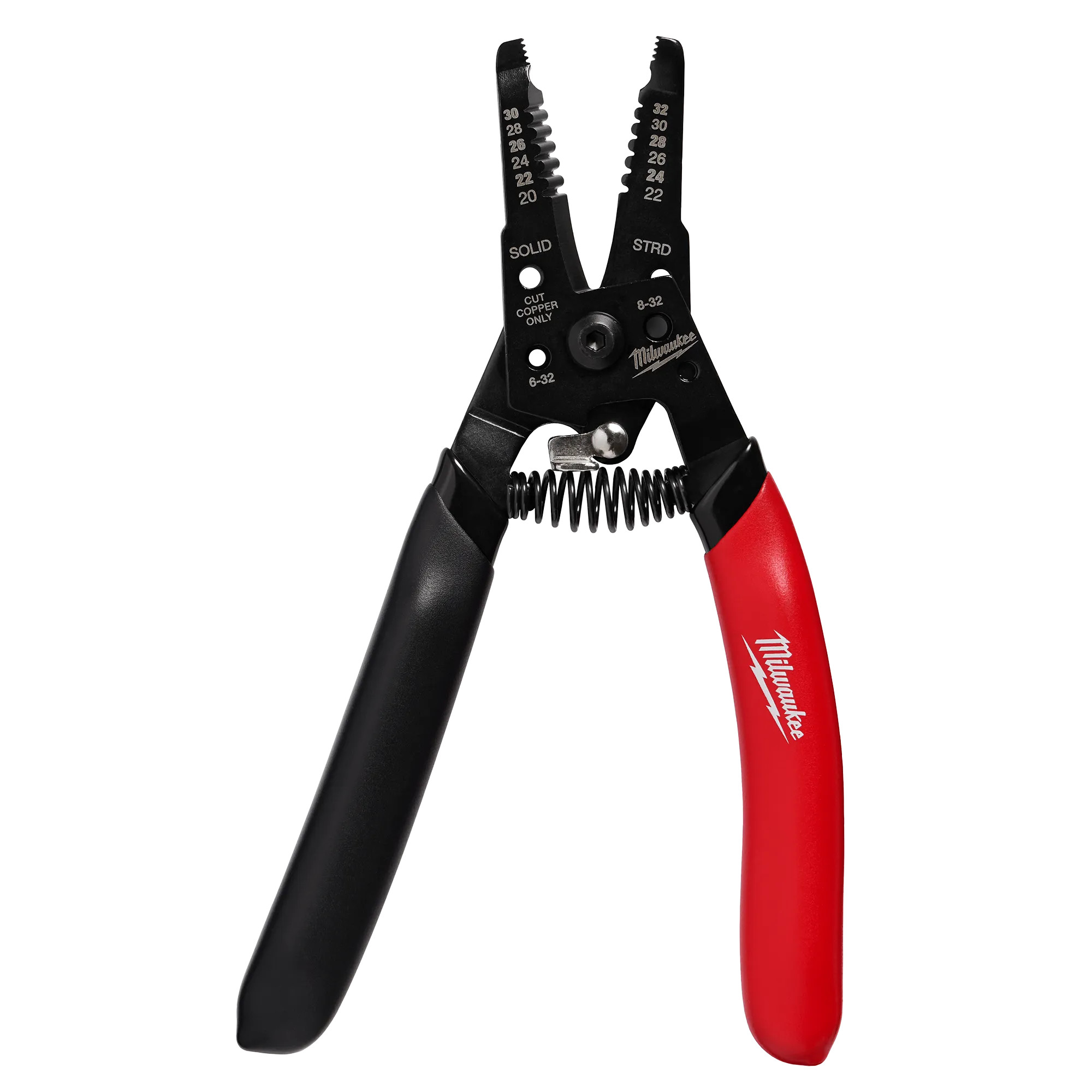 Milwaukee MIL-48-22-3080 20-32 AWG Low Voltage Dipped Grip Wire Stripper and Cutter