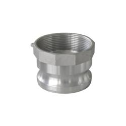 Buchanan BUC-CGA-200-A1 2in Type A Cam and Groove Adapter, 2-in Male Adapter x 2-in FNPT, Aluminum