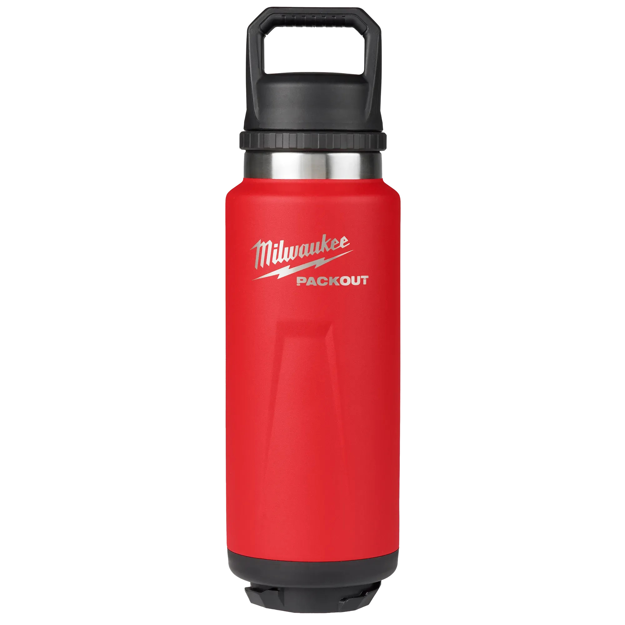Milwaukee MIL-48-22-8397R PACKOUT 36oz Insulated Bottle with Chug Lid - Red