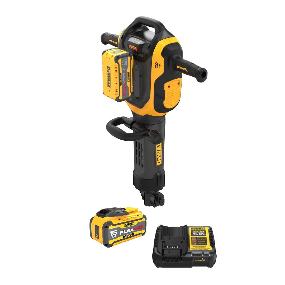 DEWALT DEW-DCH966Z2 60V MAX 41lbs 1-1/8in HEX Breaker Hammer Kit