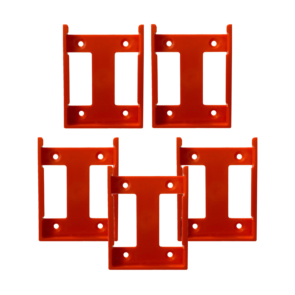 StealthMounts SM-BM-HT22-ORG-6 Battery Mounts for Hilti 22v Orange 6Pk