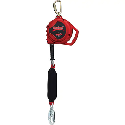 SCN Industrial SCN-SES695 Rebel Self Retracting Lifeline For Leading Edge 20Feet Galvanized Steel Swivel