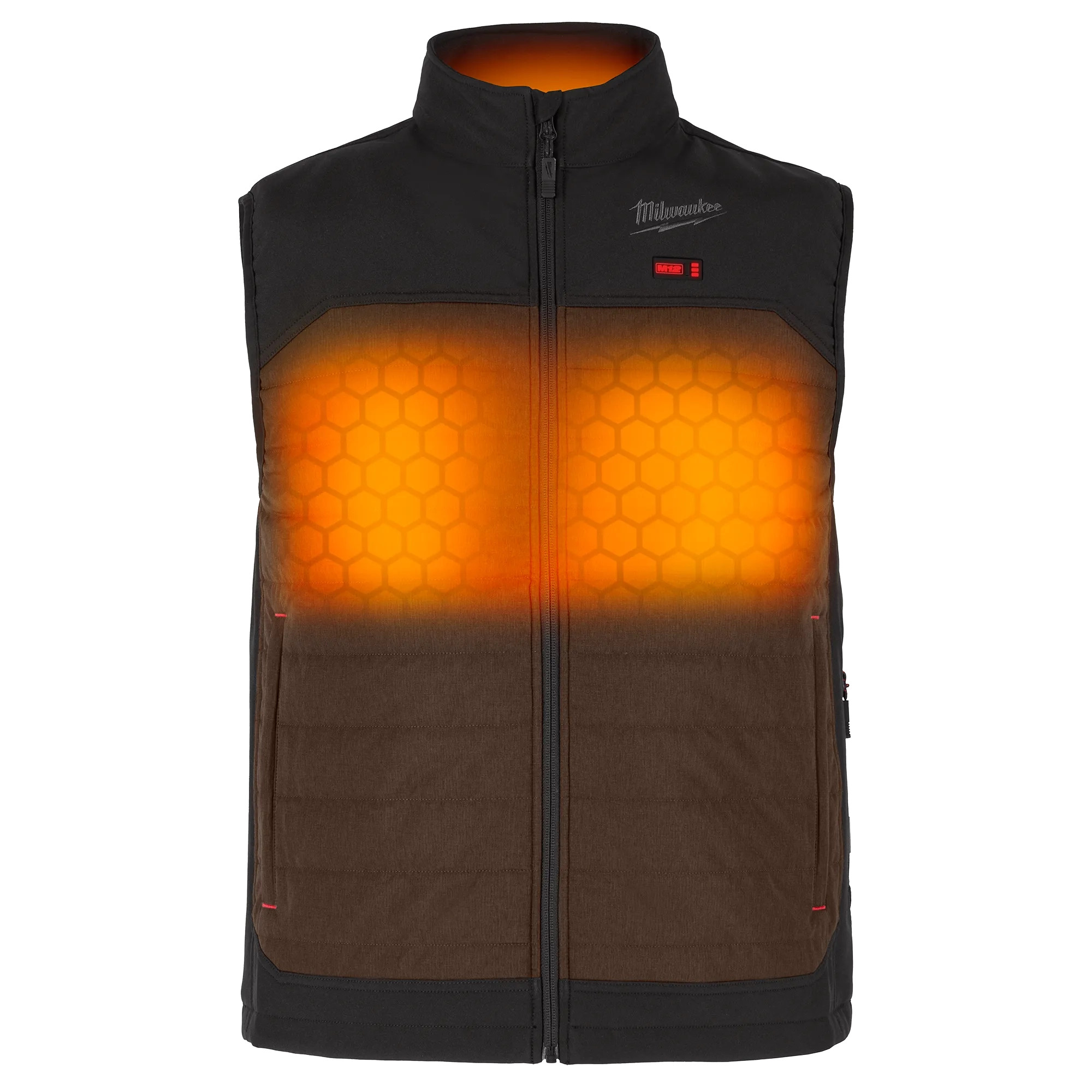 Milwaukee MIL-M300N-KITBRNXX M12 Heated Axis Vest Kit Brown
