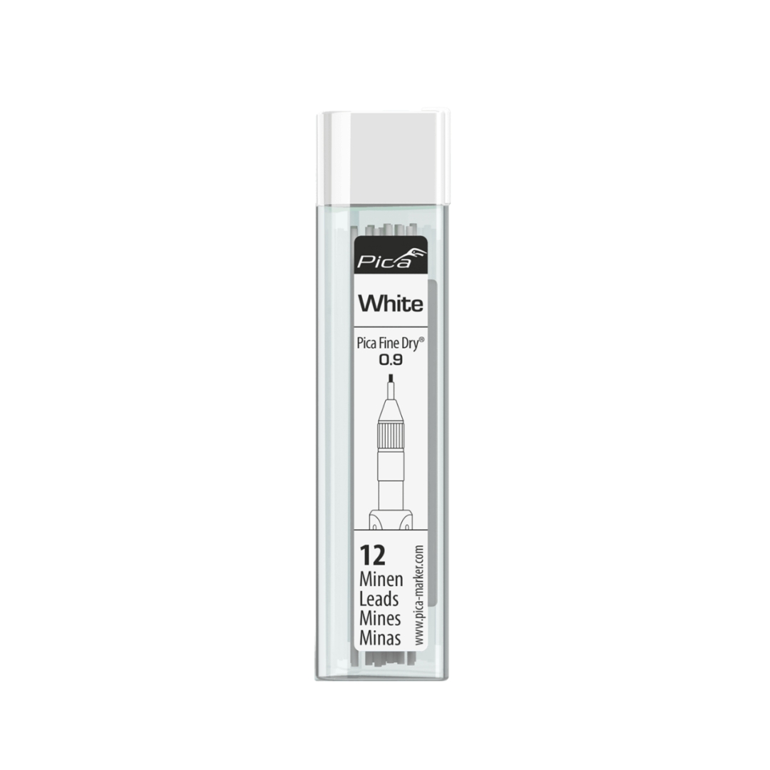Pica-Marker PICA-7032/SB Fine Refill Set, White 12-Pack