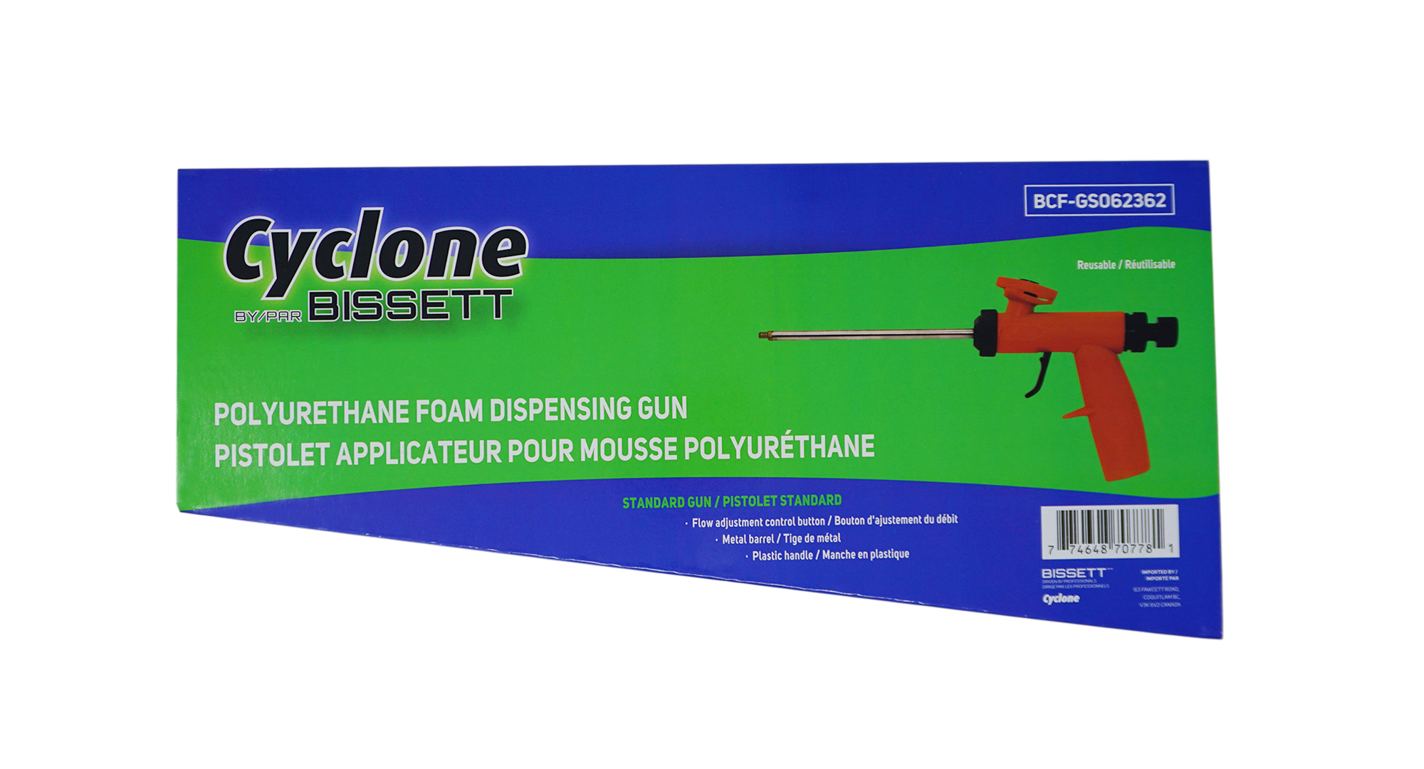 Bissett BIS-BCF-GS062362 Standard Polyurethane Foam Gun