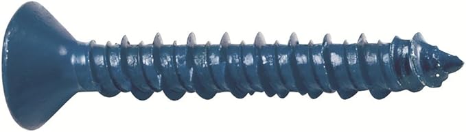 DEWALT DEW-DFM12740B 3/16x1-1/4in Phillips Flat Head Tapper+ Concrete Screw Anchor Blue Perma Seal 5000-Pieces