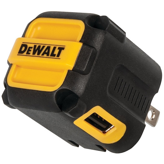 DEWALT DEW-DXMA1310849 NeverBlock 2-Port Worksite USB Charger