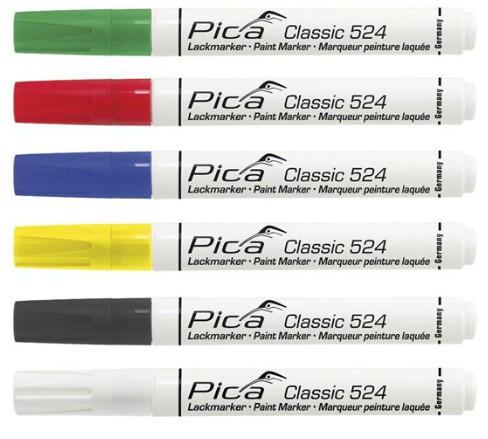 Pica-Marker PICA-524/XX Classic 524 Industry Paint Markers 2-4mm