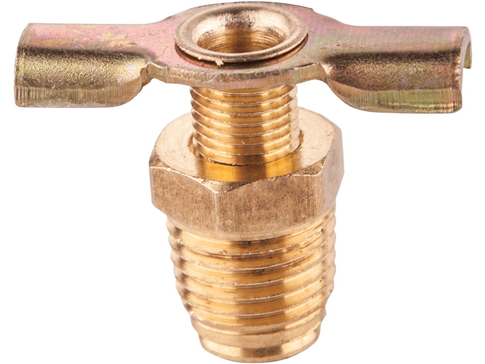 Bissett BIS-BFIT-DC240B 1/4in Male MNPT Drain Cock Back Seating