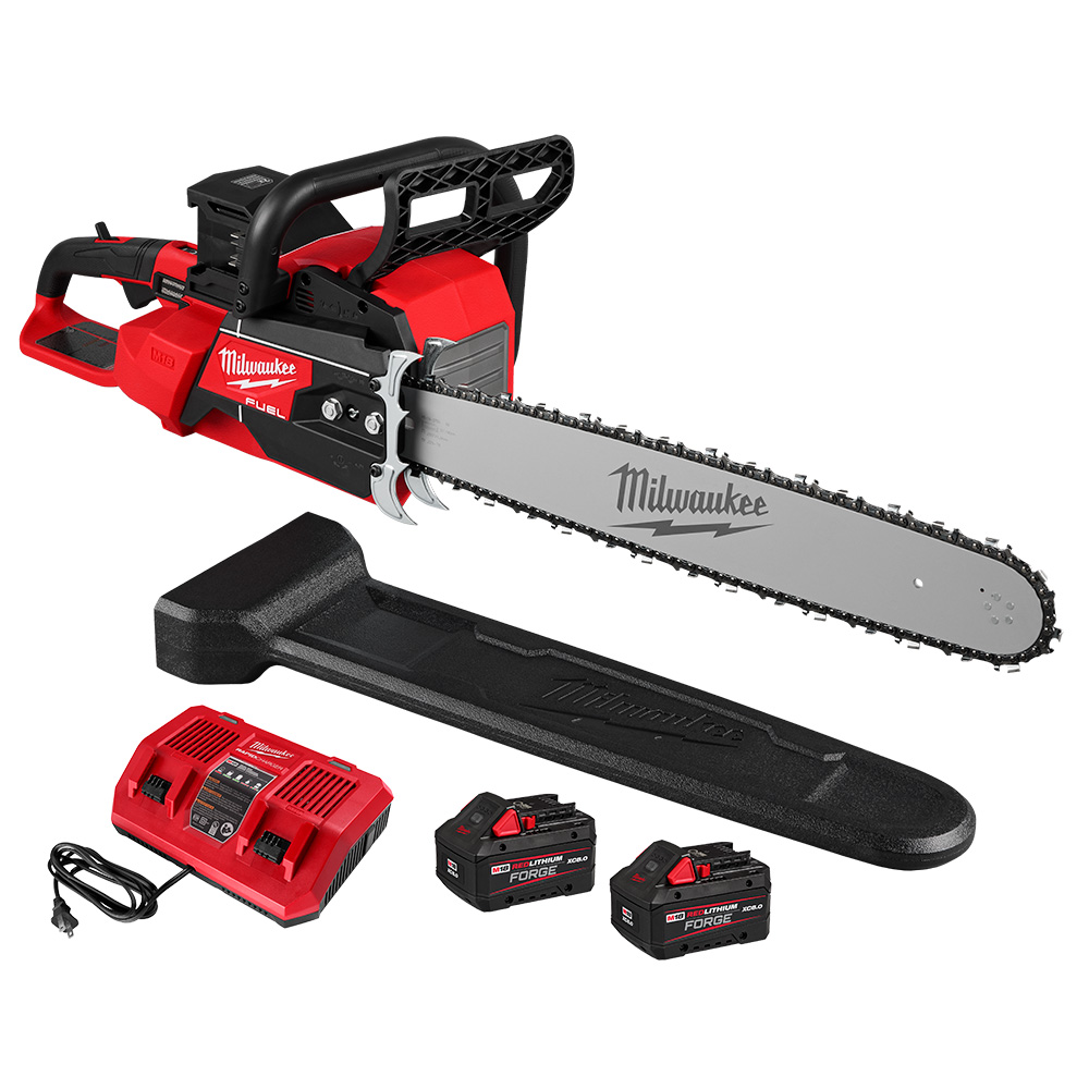 Milwaukee MIL-2827-22 M18 FUEL 20in Dual Battery Chainsaw 2x FORGE 8.0Ah Kit