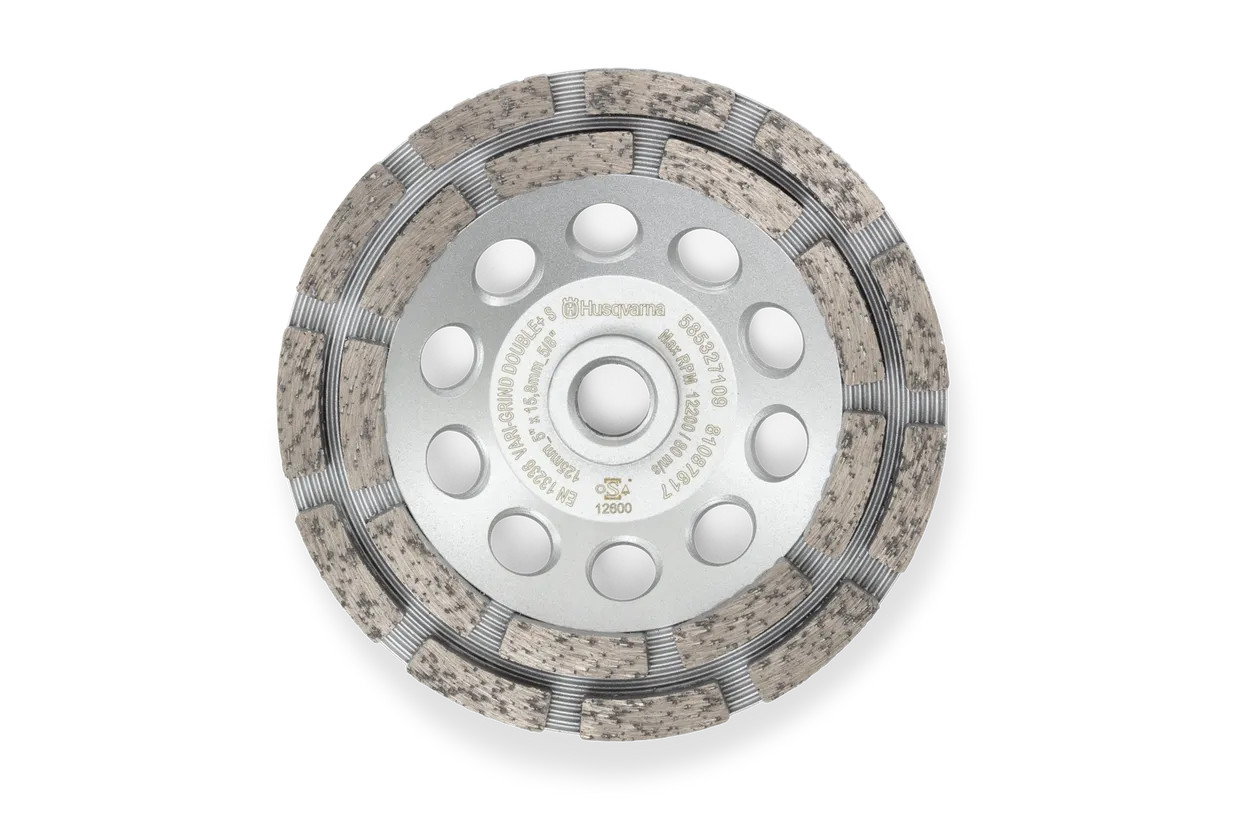 Husqvarna HUSQ-585327110 7in 5/8-11THD Vari-Grind Double S Cup Wheel