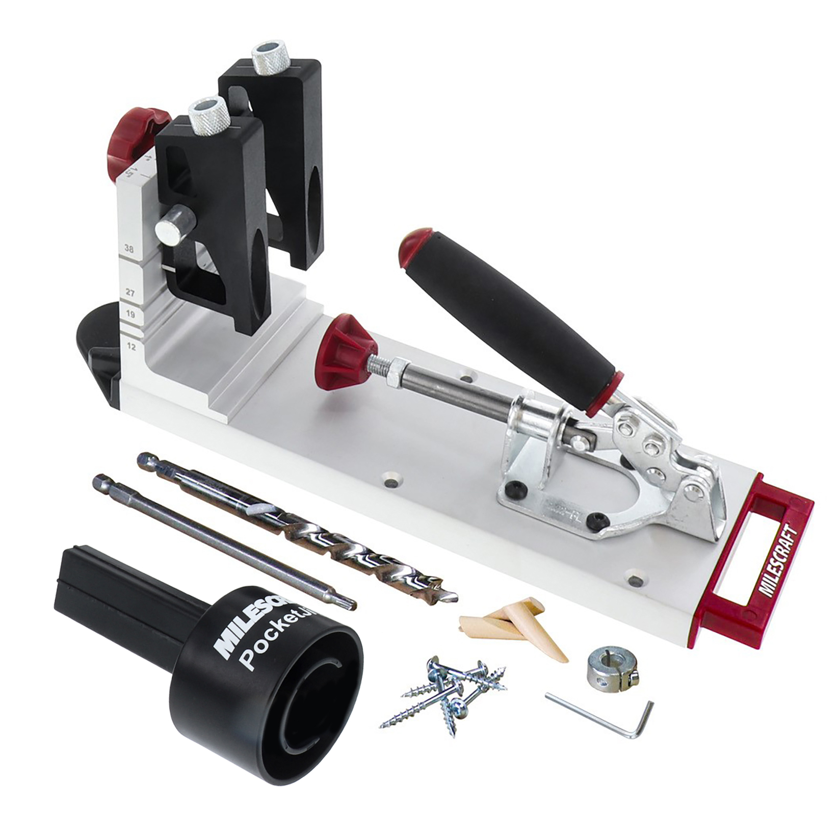Milescraft MILE-1327 PocketJig 400 Professional Pocket Hole Kit