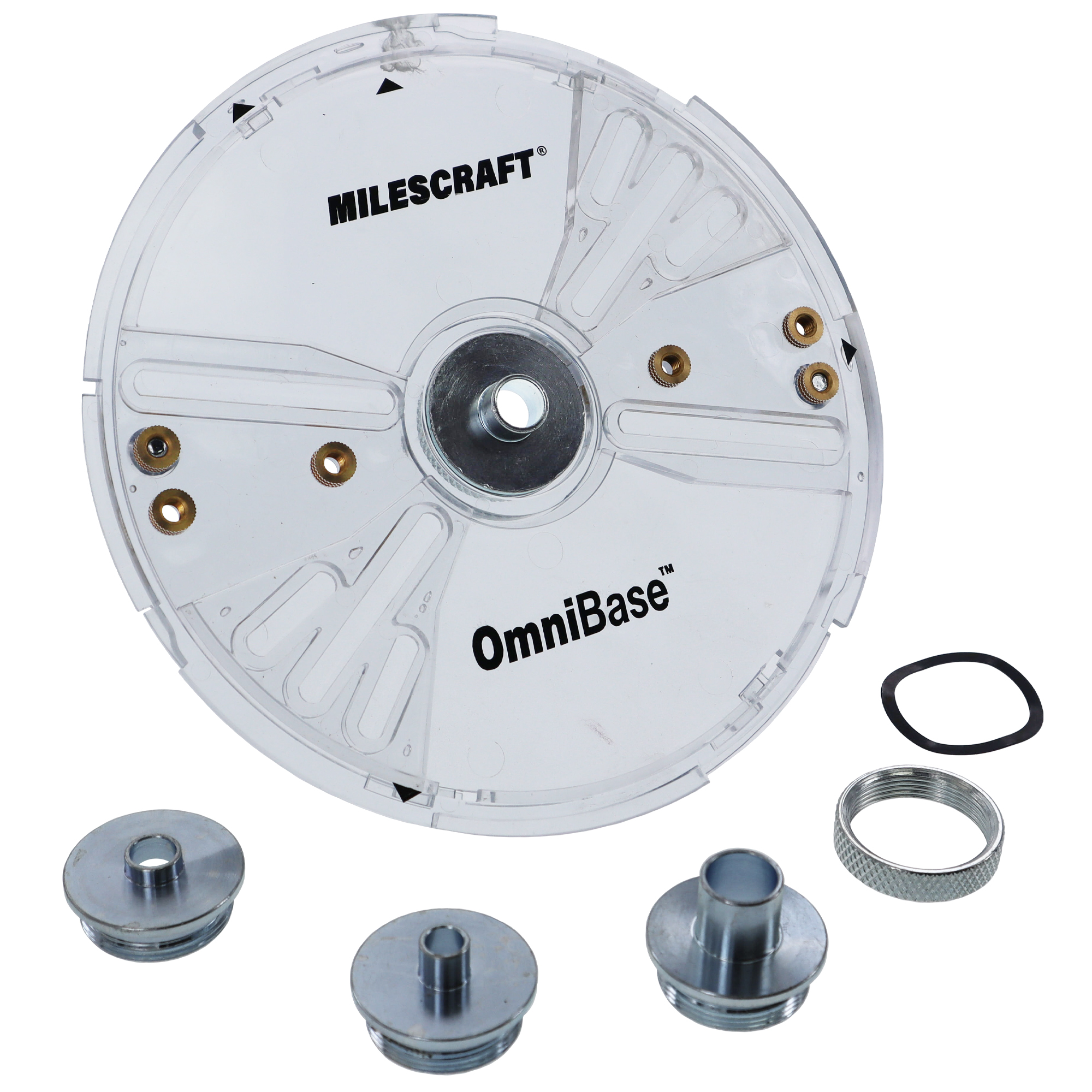 Milescraft MILE-6202 OmniBase Universal Metal Bushing Router Base Plate