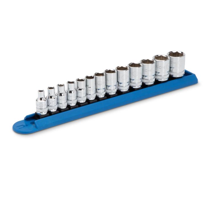 GEARWRENCH GW-80302D 1/4in Drive 6 Point Standard Metric Socket Set 13-Pieces