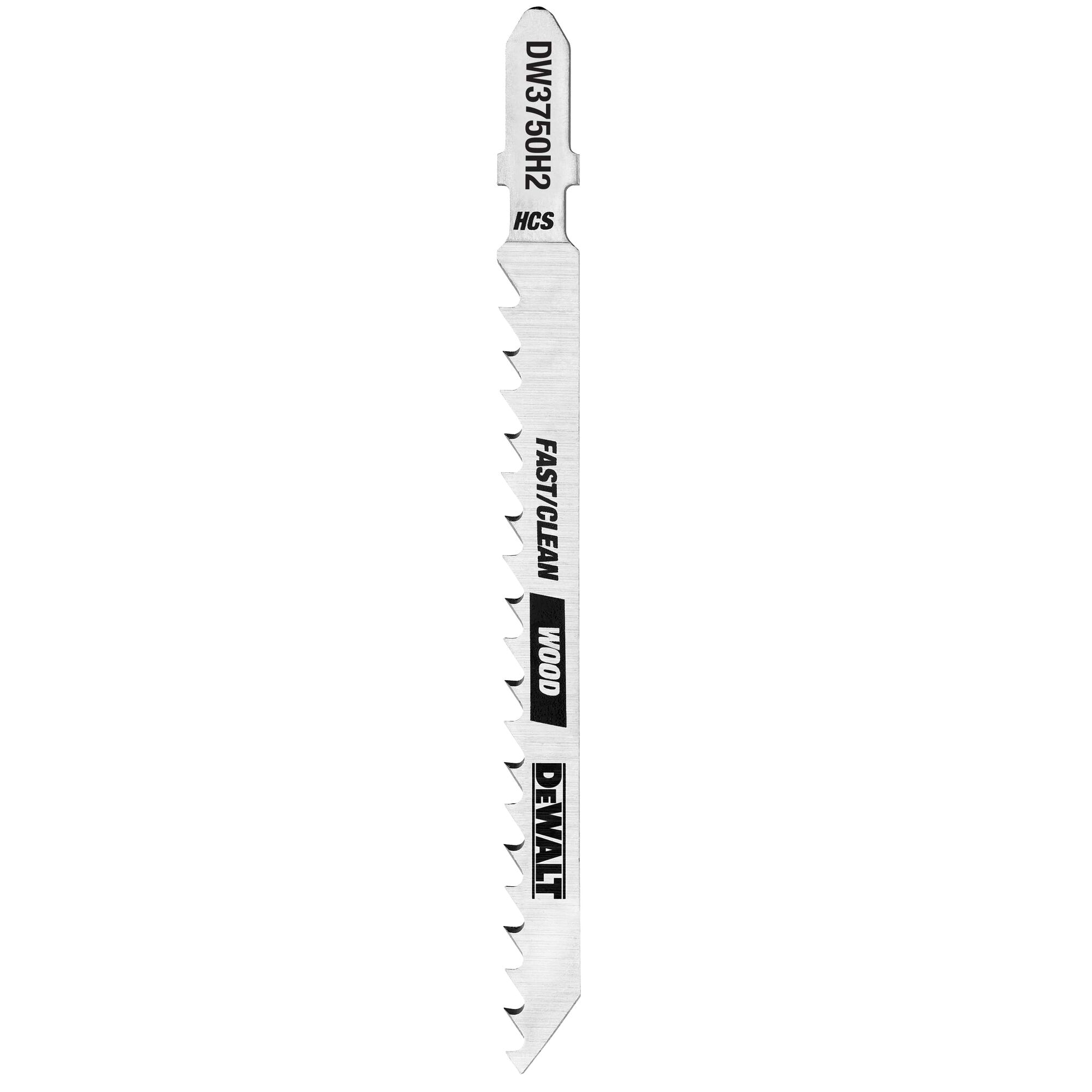 DEWALT DEW-DW3750H2 6 TPI 4in T-Shank Wood Cutting Jig Saw Blades 2 Pieces