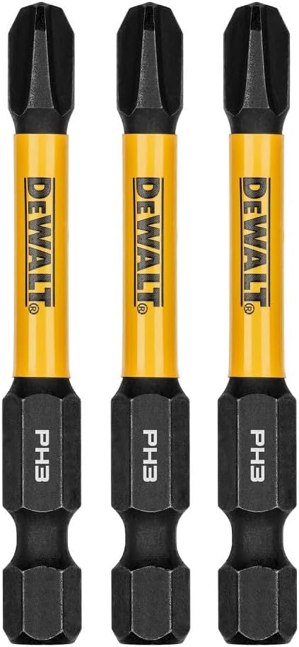 DEWALT DEW-DWAF2PH3IR3 Flextorq 2.25in Bits For PH3 3 Pieces
