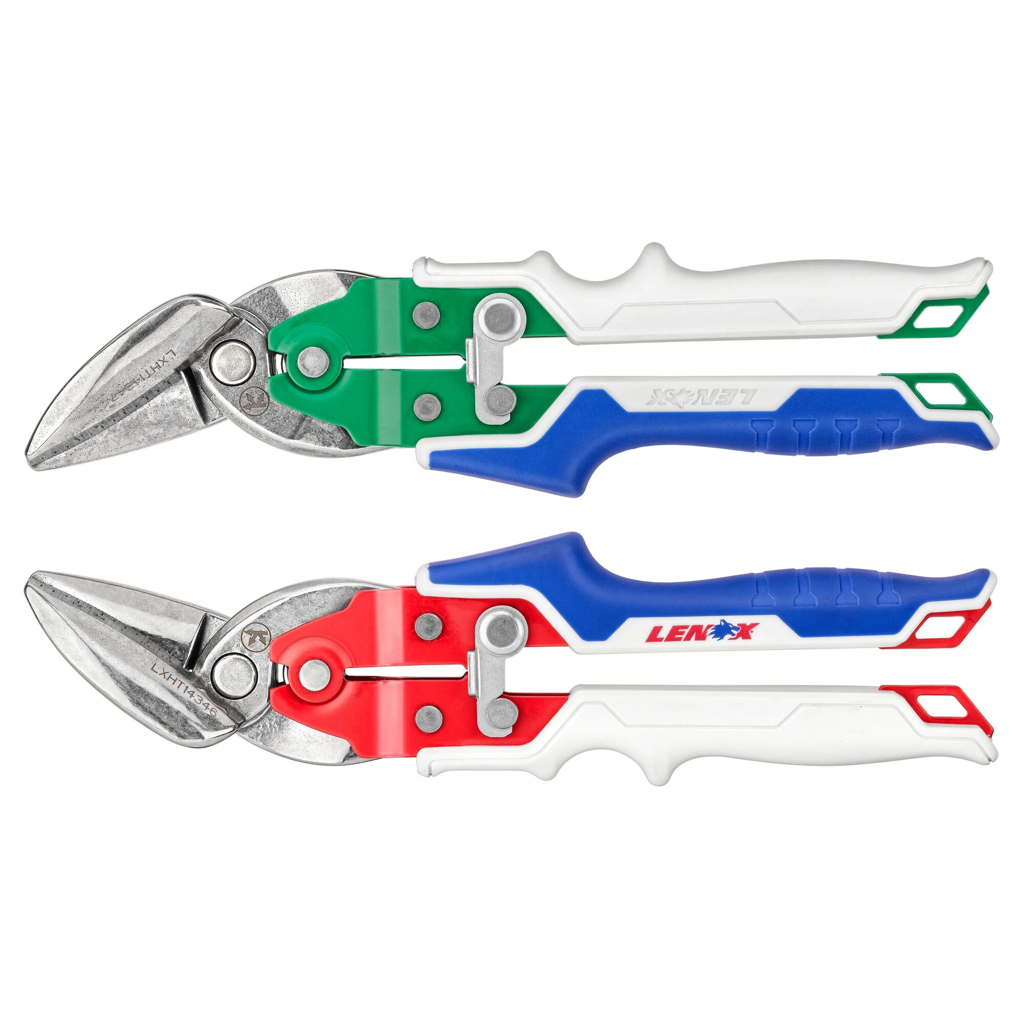 Lenox LEN-LXHT14348 Offset Left And Right Aviation Snips Combo Pack