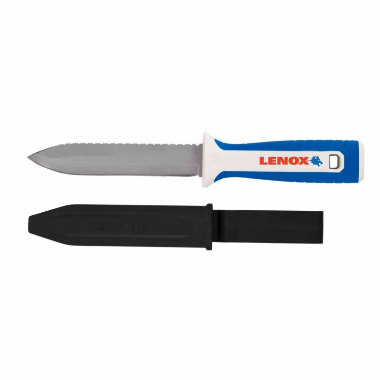 Lenox LEN-LXHT14703 Duct Knife Full Tang Stainless Blade with Sheath
