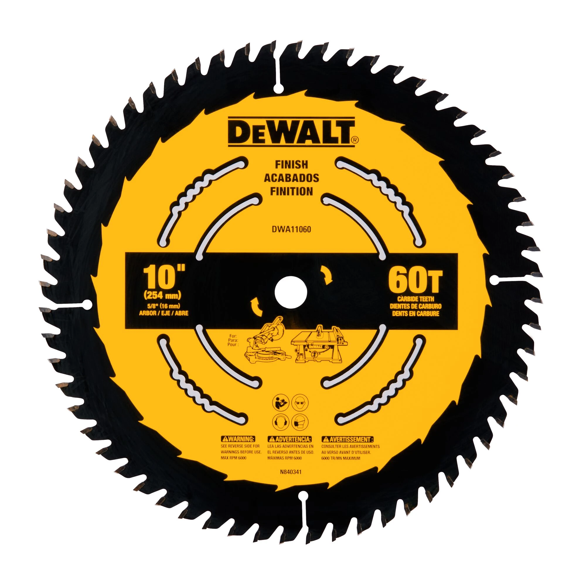 DEWALT DEW-DWA110XX 10in Circular Saw Blade