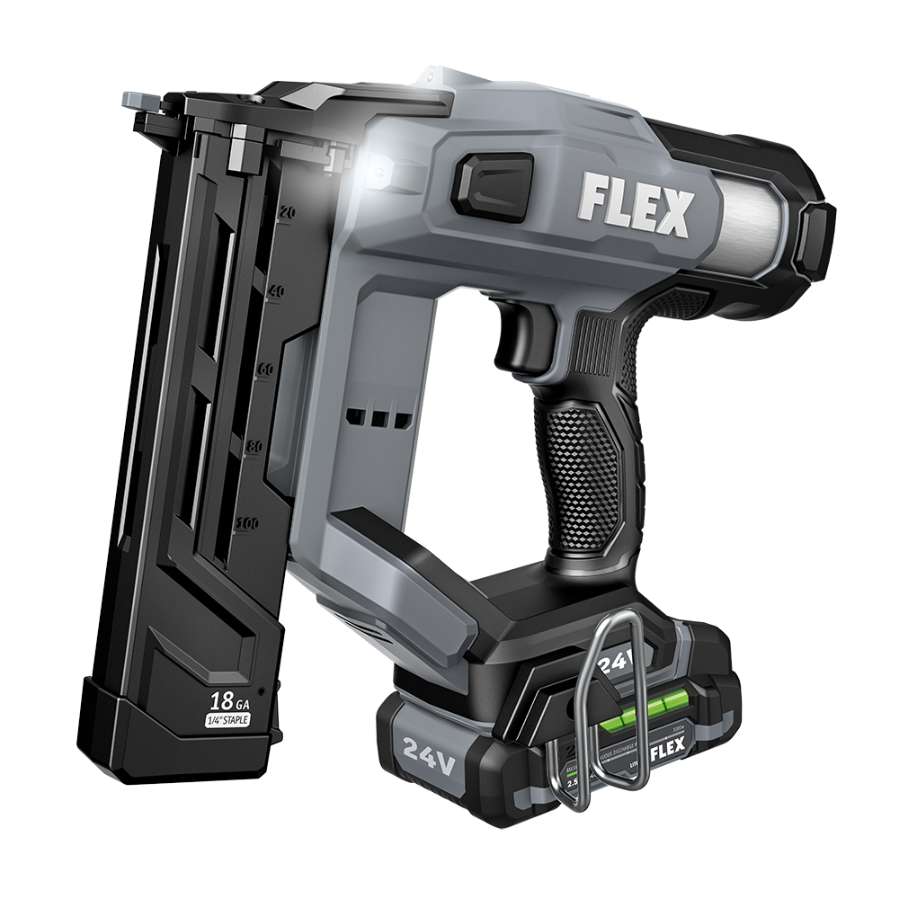FLEX FL-FX4511-Z 24V 1/4in Narrow Crown Stapler Bare Tool