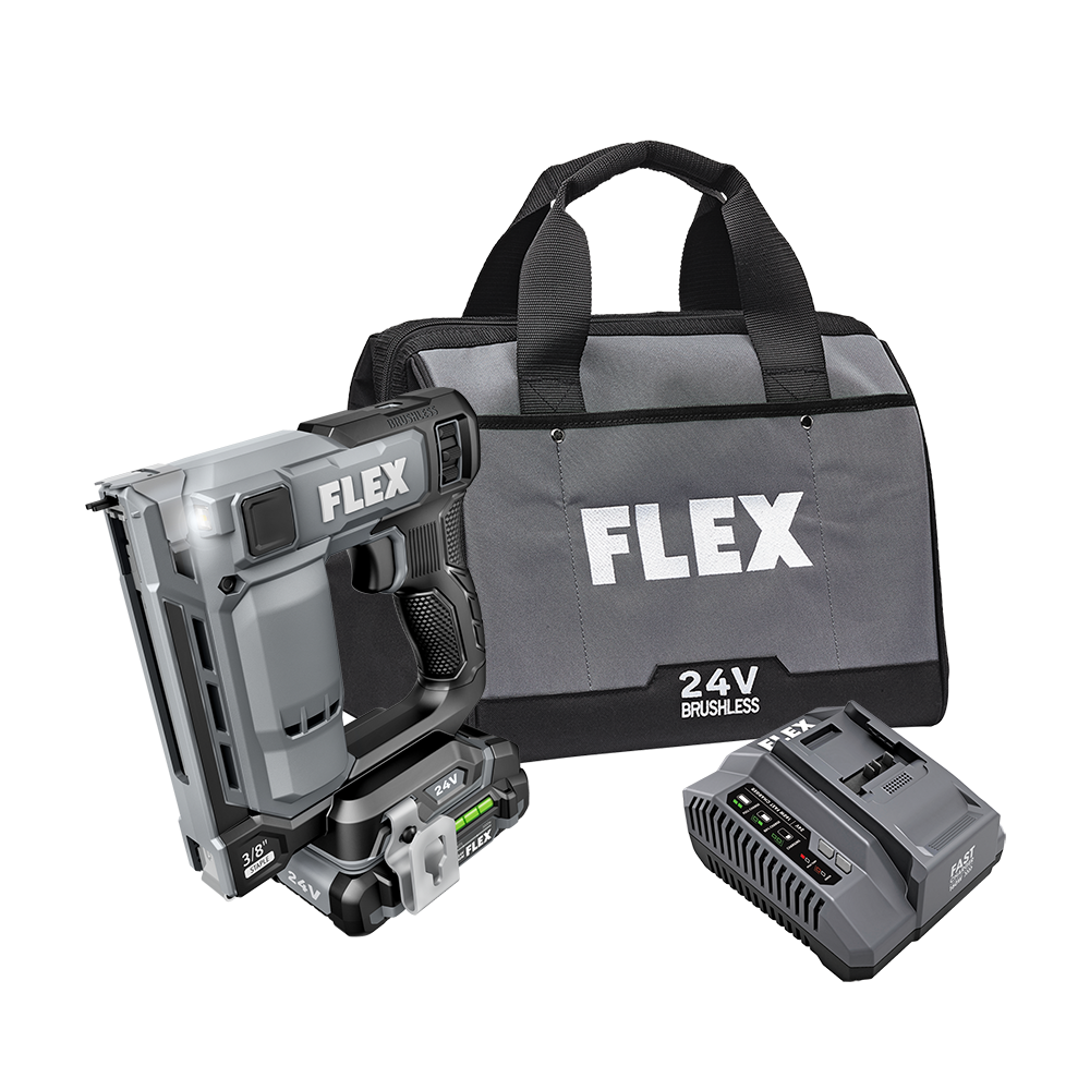 FLEX FL-FX4521-1A 24V 3/8in Stapler 2.5Ah Kit