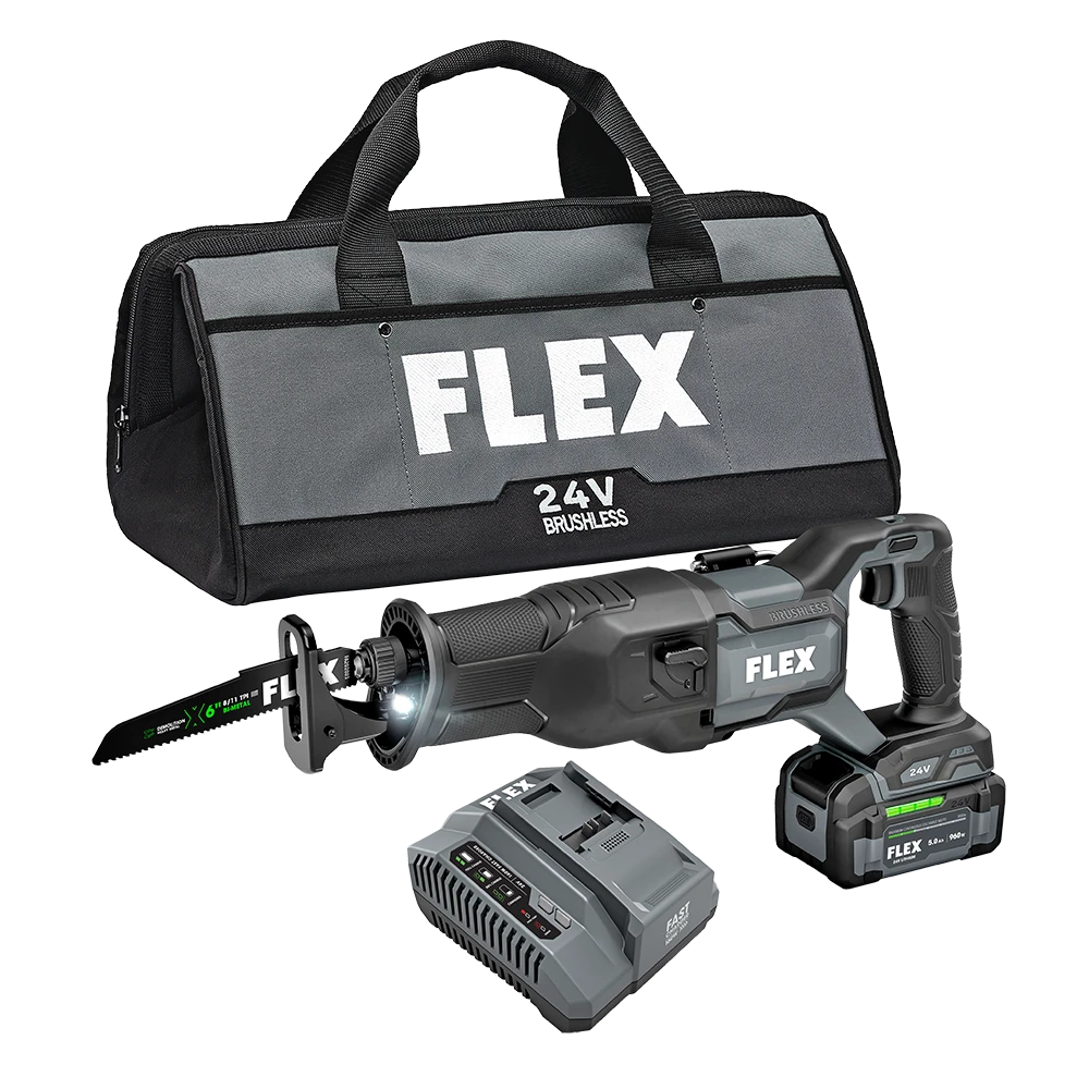 FLEX FL-FX2271-1C 24V Reciprocating Saw 5.0Ah Kit