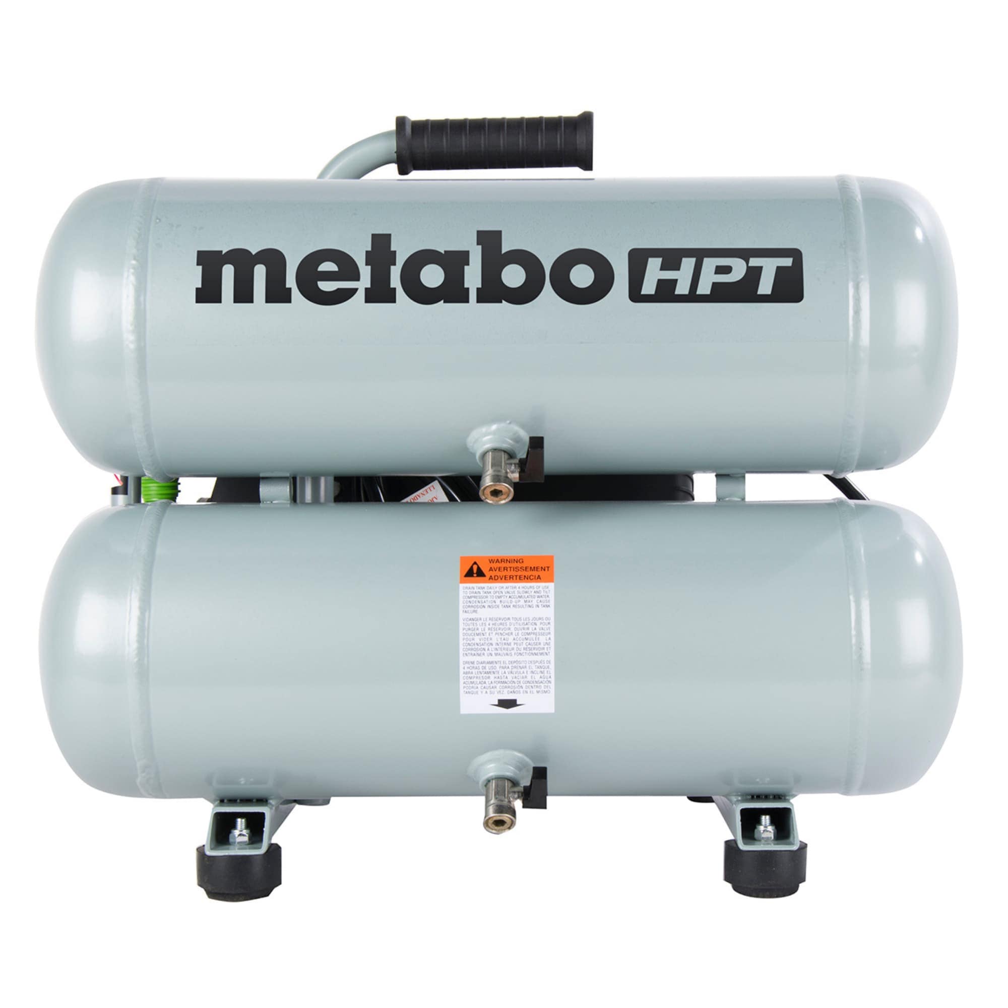 Metabo HPT HPT-EC99SM 4 Gallon Portable Electric Twin Stack Air Compressor