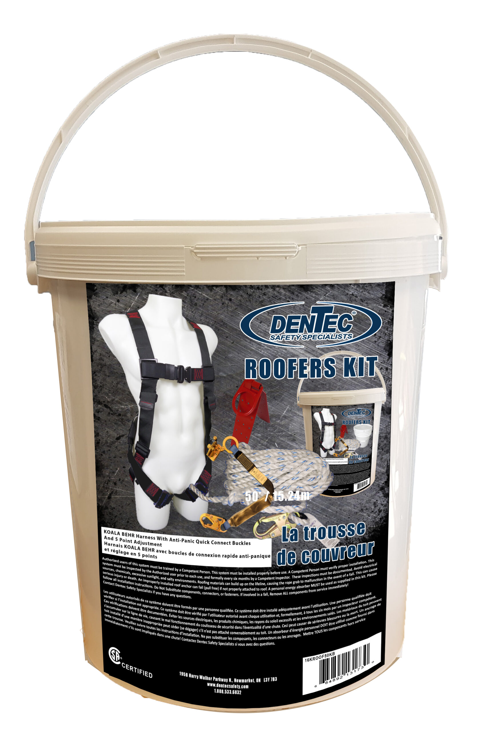 Dentec DEN-16KROOF50KB Koala Behr Roofer's Kit