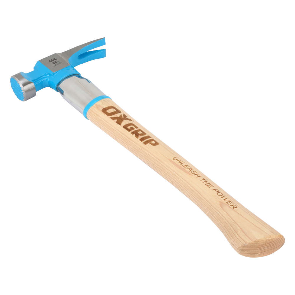 OX Tools OX-P083522 Pro Series 22oz Hickory Hammer Steel Reinforced