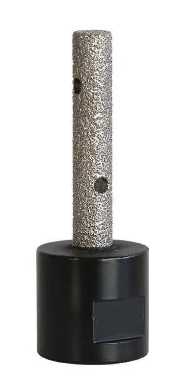Pearl Abrasive PEA-PAVBFB38 PAVBFB38 3/8in x 2in Vacuum Brazed Diamond Finger Bit, 5/8in-11