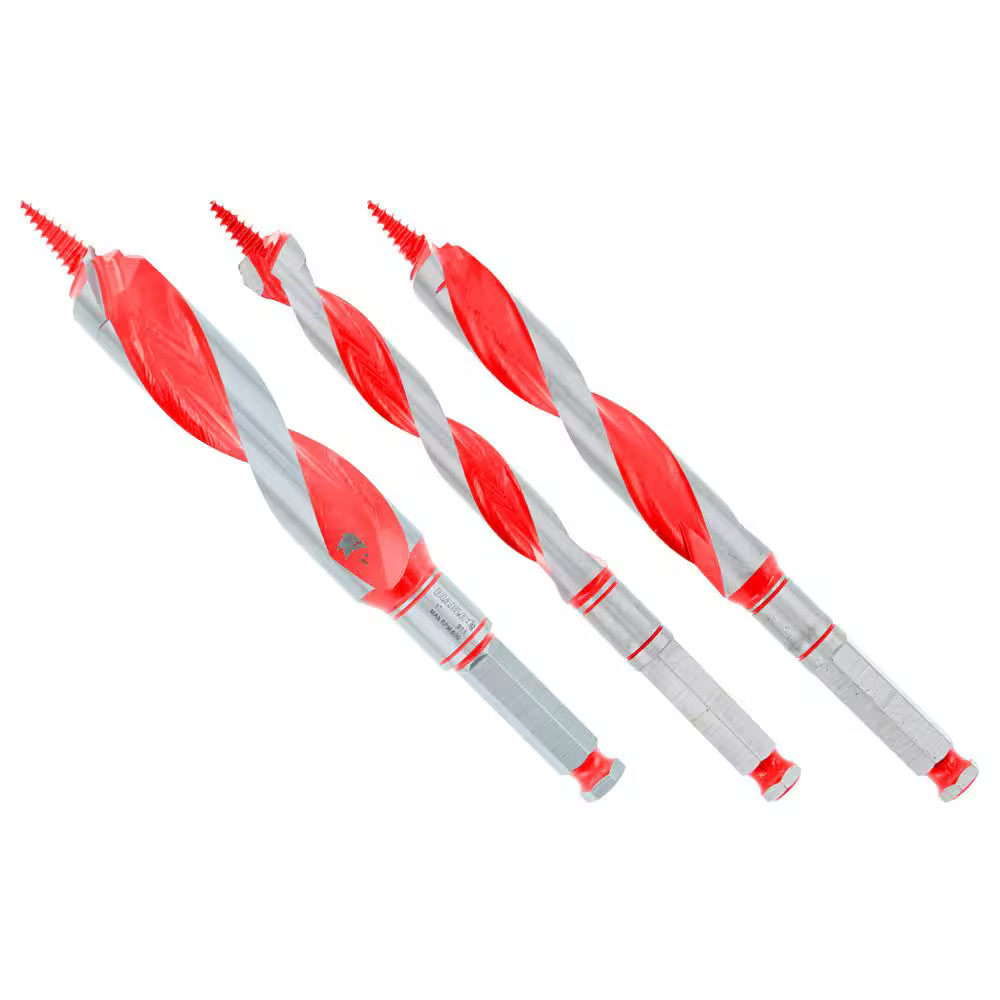 Diablo FRE-DAG1900-S3 Auger Bit Set For Wood And Nail Embedded Wood 3 Piece