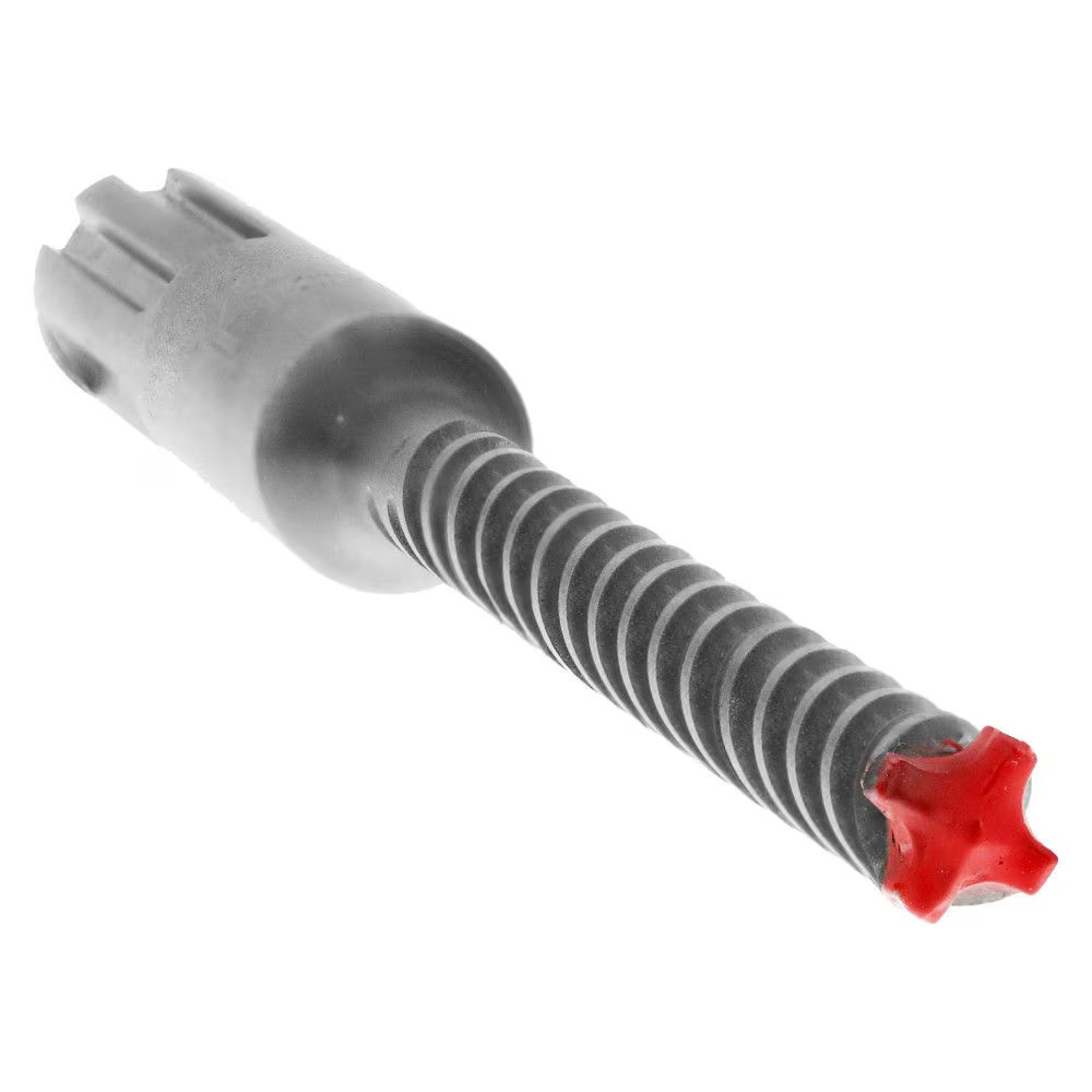 Diablo FRE-DMAMX1010 Rebar Demon 3/8in x 8in x 13in SDS Max Full Carbide Head Hammer Drill Bit For Concrete Rebar Drilling 4 Cutter