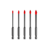 Diablo FRE-DMANSP1070-S5 Hard Tile and Stone Carbide Tipped Drill Bit Set 5-Pack
