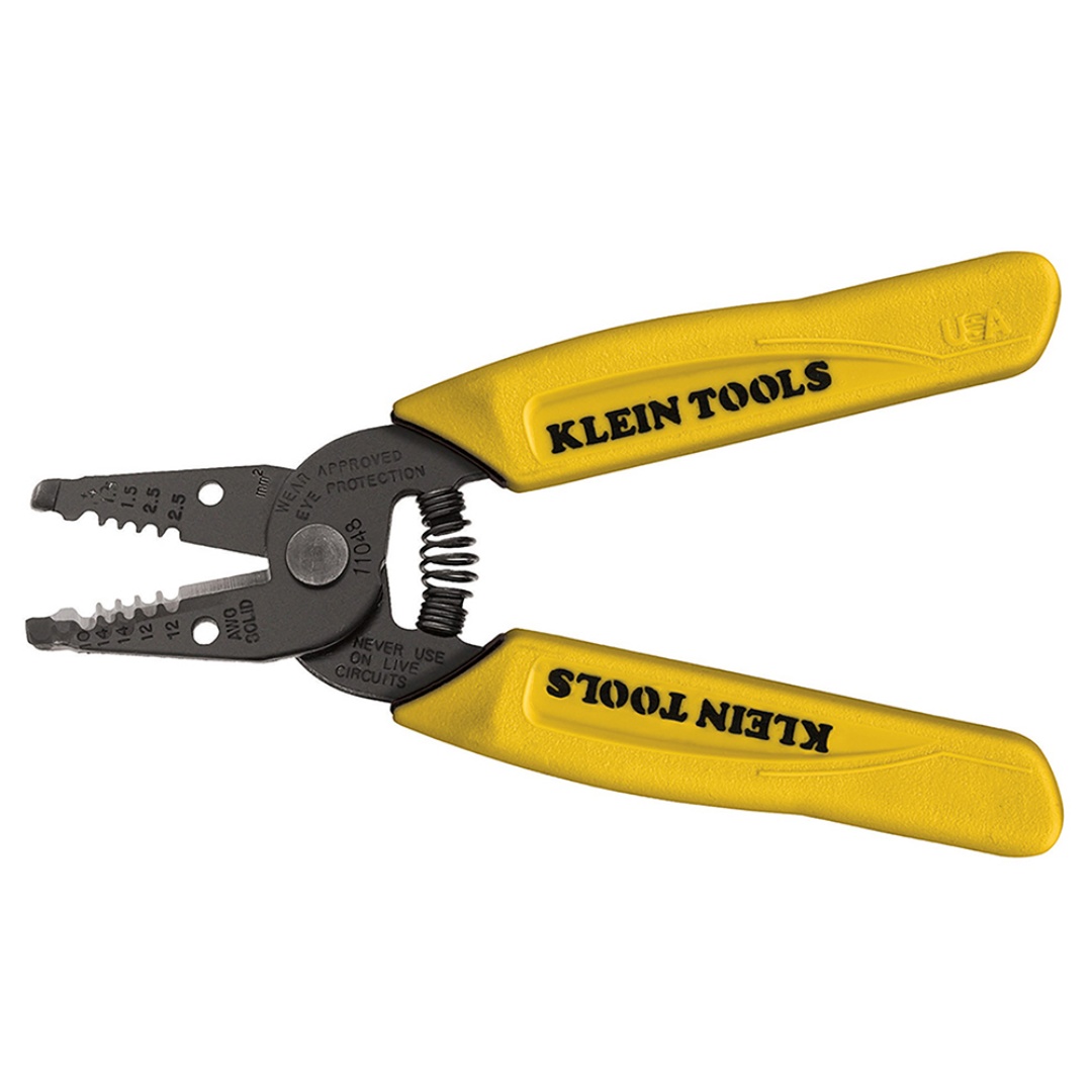 Klein KLE-11048 Dual-Wire Stripper/Cutter for Solid Wire, 10-14 AWG